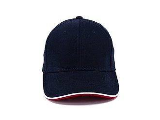STAN six panel cap, navy