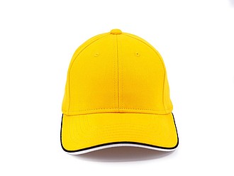 STAN six panel cap, yellow