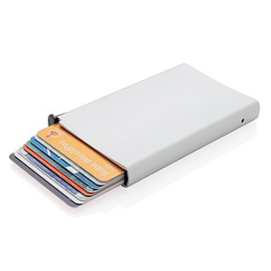 Standard aluminium RFID cardholder,silver