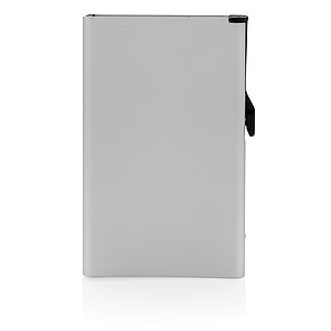 Standard aluminium RFID cardholder,silver