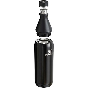 Stanley All Day Slim 600 ml water bottle, shiny black