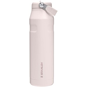 Stanley IceFlow™ 2.0 1.06 litre water bottle with flip straw, light pink