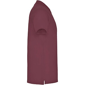 Star short sleeve mens polo, berry red