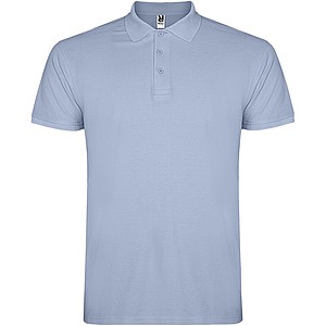 Star short sleeve mens polo