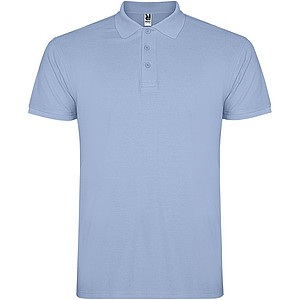 Star short sleeve mens polo