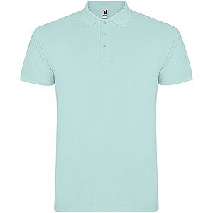 Star short sleeve mens polo