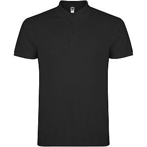 Star short sleeve mens polo