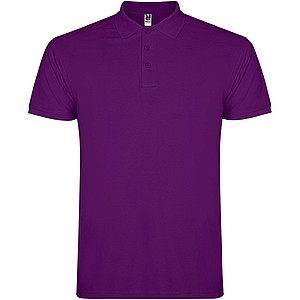 Star short sleeve mens polo