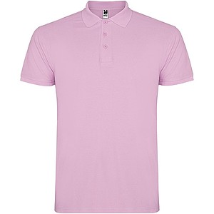 Star short sleeve mens polo
