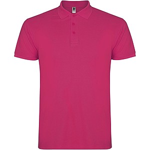 Star short sleeve mens polo