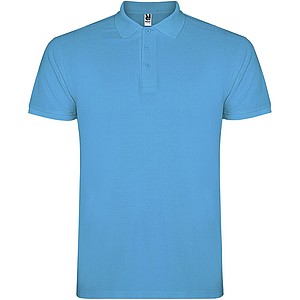 Star short sleeve mens polo