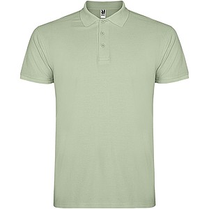 Star short sleeve mens polo