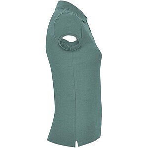 Star short sleeve womens polo, calm blue