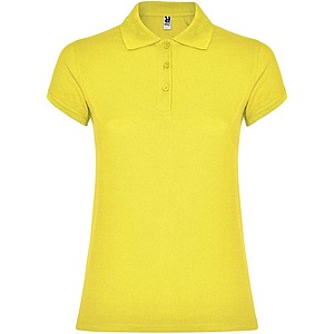 Star short sleeve womens polo