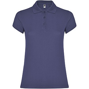 Star short sleeve womens polo