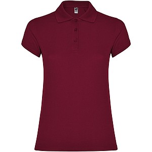 Star short sleeve womens polo