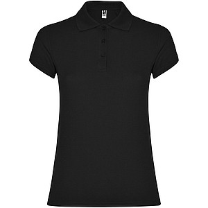Star short sleeve womens polo