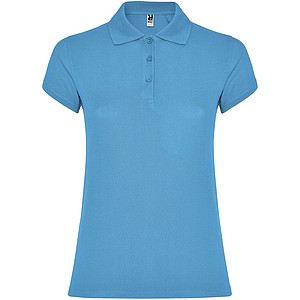 Star short sleeve womens polo