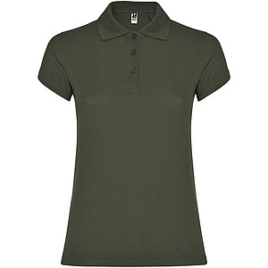 Star short sleeve womens polo