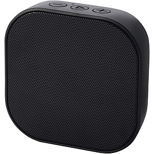 Stark 2.0 3W mini RCS recycled plastic Bluetooth® speaker, solid black