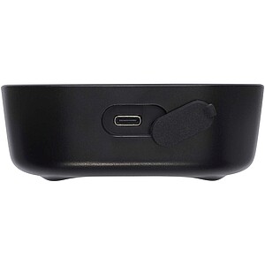 Stark 2.0 3W mini RCS recycled plastic Bluetooth® speaker, solid black