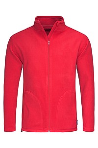 Stedman Active Fleece Jacket Men, scarlet red, L
