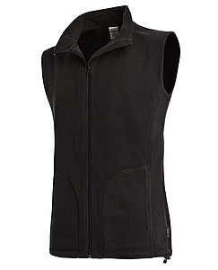 Stedman Active Fleece Vest Men, black, L