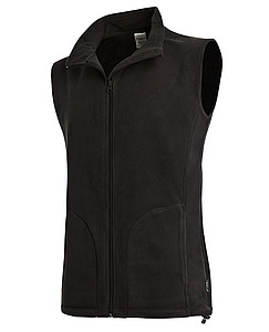Stedman Active Fleece Vest Men, black, S