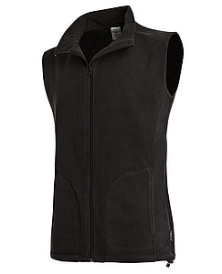 Stedman Active Fleece Vest Men, black, XXL