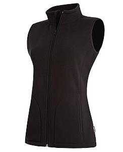 Stedman Active Fleece Vest Women, black, M