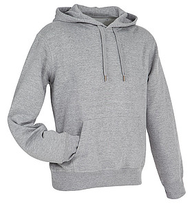 Stedman Active Sweat Hoody Men, grey heather, L