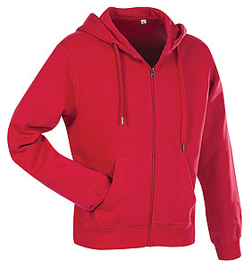 Stedman Active SweatJacket Men, crimson red, L