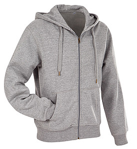 Stedman Active SweatJacket Men, grey heather, L