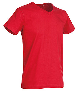 Stedman Ben V-Neck, crimson red, S