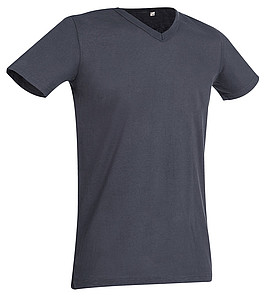 Stedman Ben V-Neck, slate grey, S