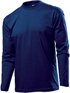 Stedman Classic-T Long Sleeve Men, navy blue, S