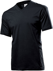 Stedman Classic-T V-neck Men, black, S