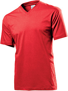 Stedman Classic-T V-neck Men, scarlet red, L
