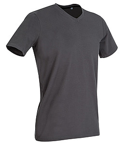 Stedman Clive V-Neck, slate grey, M
