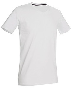 Stedman Clive V-Neck, white, L