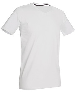 Stedman Clive V-Neck, white, S