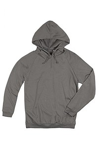 STEDMAN HOODED SWEATSHIRT UNISEX real grey XS