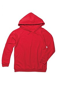 STEDMAN HOODED SWEATSHIRT UNISEX scarlet red S