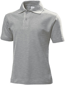 Stedman Polo Junior, grey heather, XL