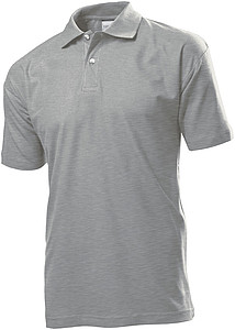 Stedman Polo Men, grey heather, M