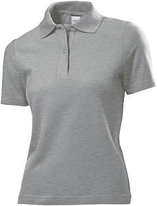 Stedman Polo Women, grey heather, S