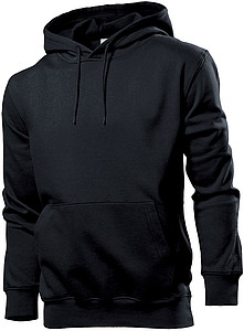 Stedman Sweatshirt Hooded Men, black, M