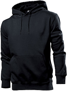 Stedman Sweatshirt Hooded Men, black, XL