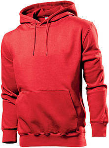 Stedman Sweatshirt Hooded Men, scarlet red, XL