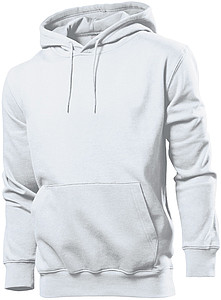 Stedman Sweatshirt Hooded Men, white, XL